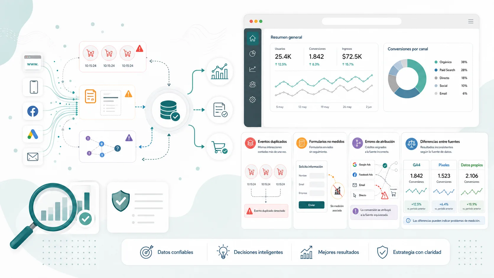 ¿Cómo saber qué está fallando en la medición digital de una empresa?