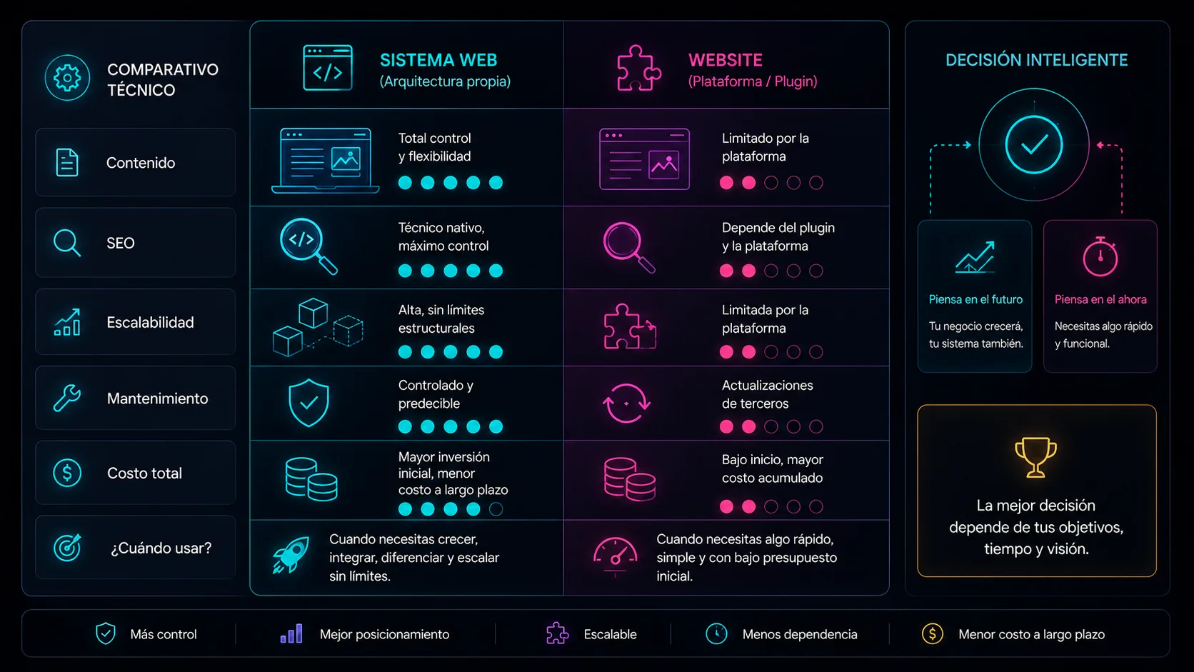 Web Tradicional vs Arquitectura Operable: diferencias técnicas — Magdala